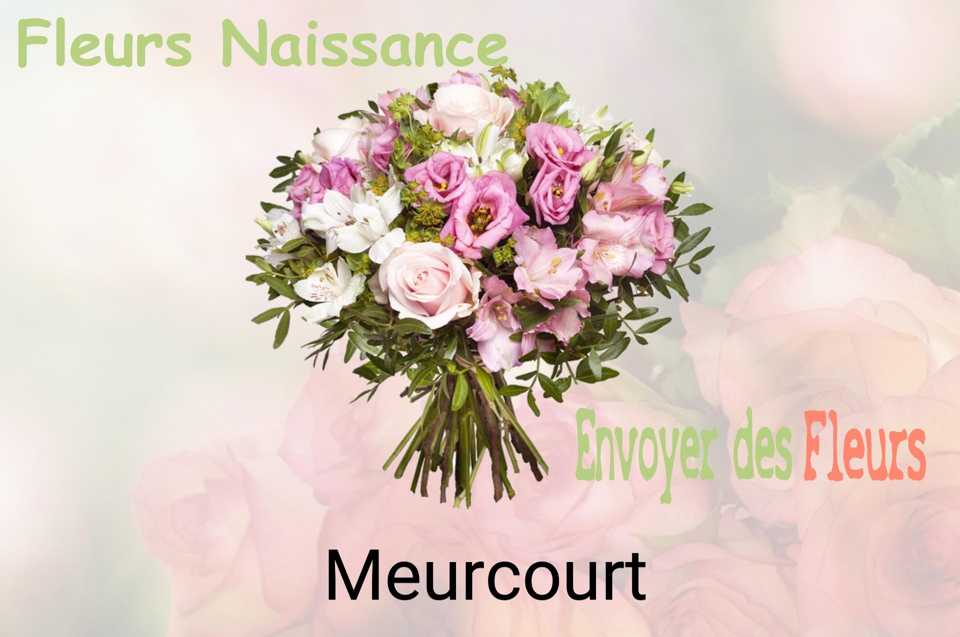 Bouquet de fleurs de naissance livré à Meurcourt